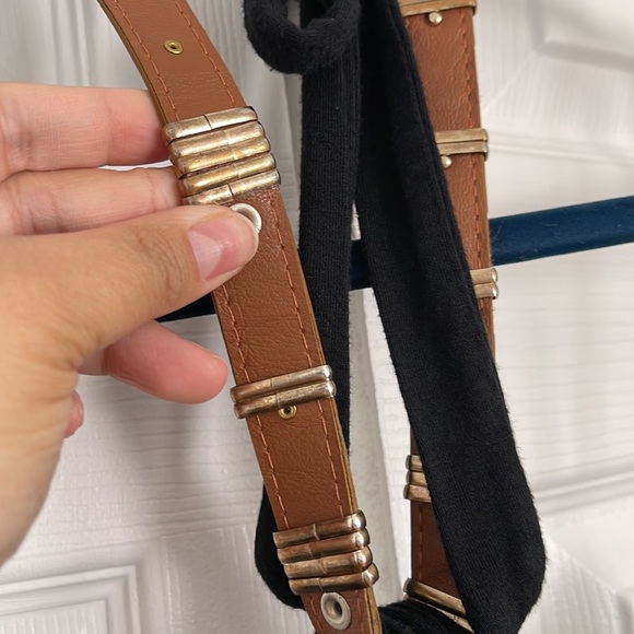 M Black maxi dress; halter top - Picture 7 of 8